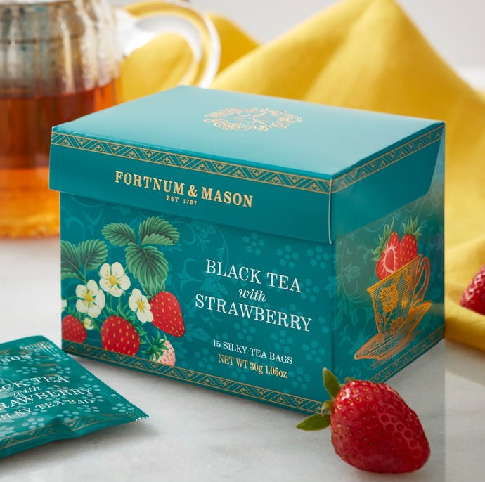 Fortnum & Mason Black Tea Strawberry — Tree of Chocolate